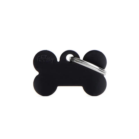 Navnetegn ben small 1,9x3 cm sort