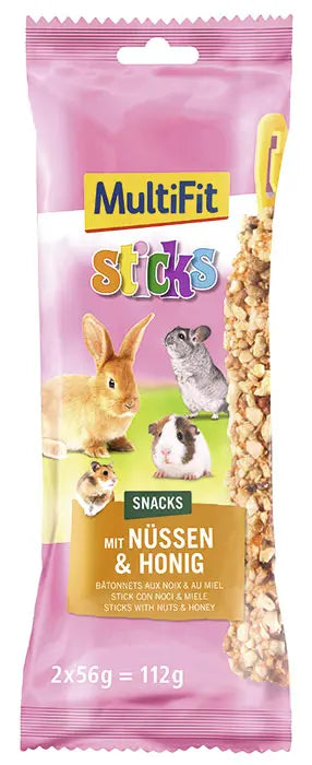 Sticks Nødder & honning 2 stk 112 g