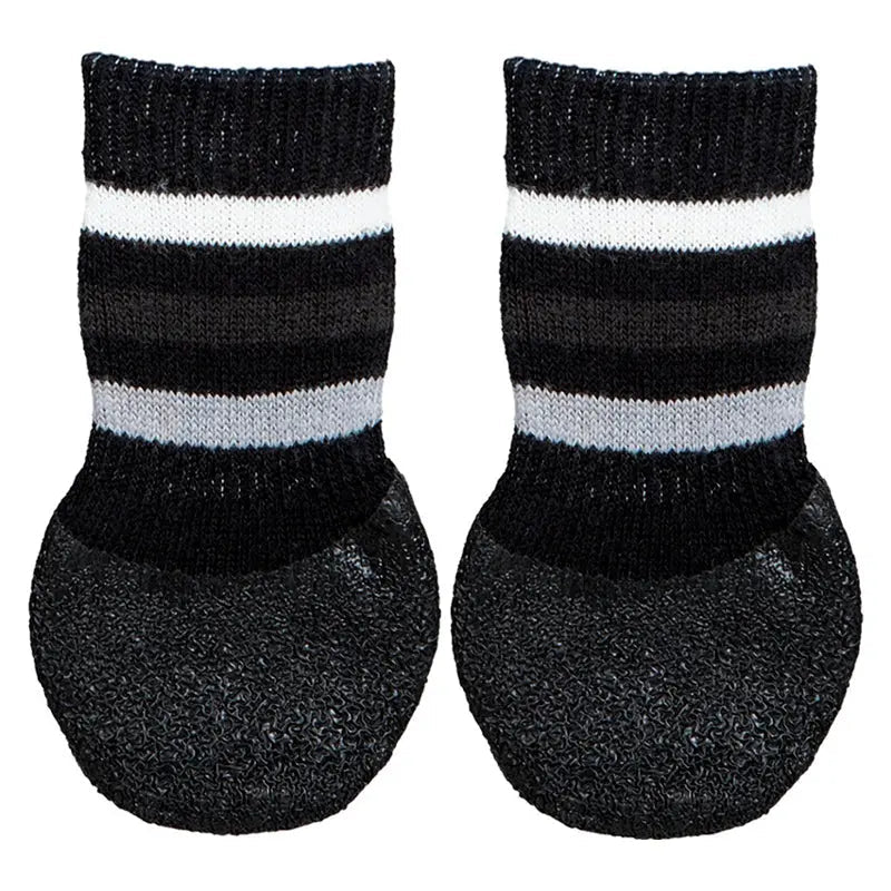 Hundesokker Non-slip XL 2 stk/pk sort
