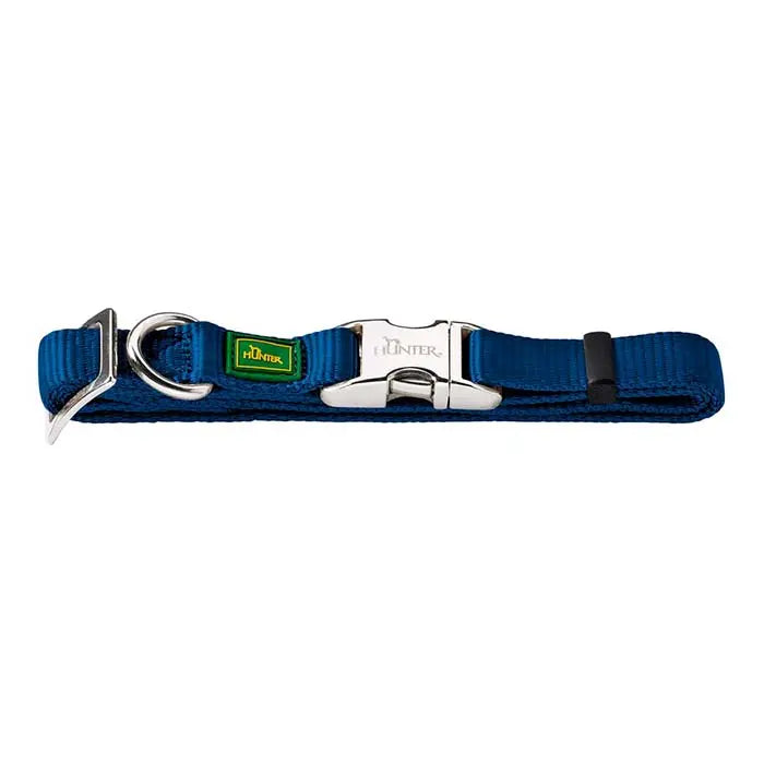 Nylonhalsbånd Alu-Strong Basic L 40-55 cm marine