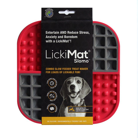 LickiMat Slomo20 cm rød