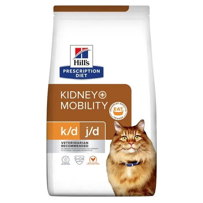 Diætetisk foder k/d + Mobility nyre Kylling 3 kg