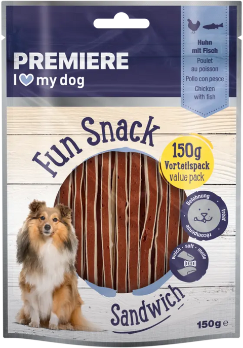 Meat sandwich kylling, fisk 150 g - Maxi Zoo Danmark