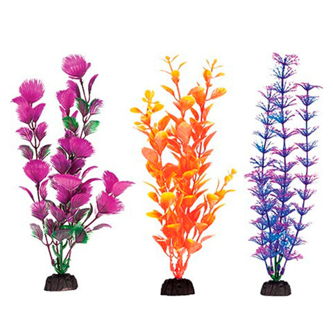 Akvariedek. Plastikplanter 8 stk 3,81x24,13x26,67 cm
