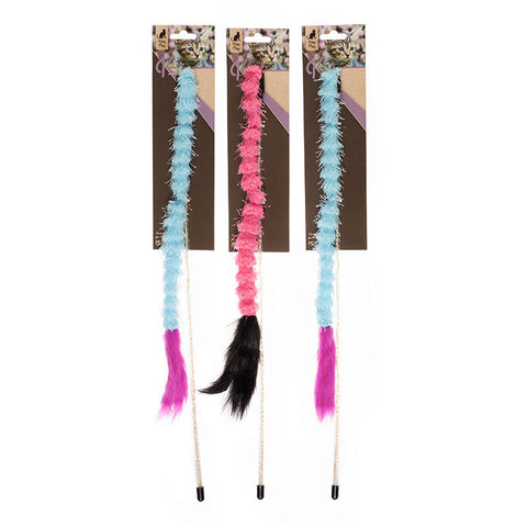 Drillepind m/ fjer 43 cm