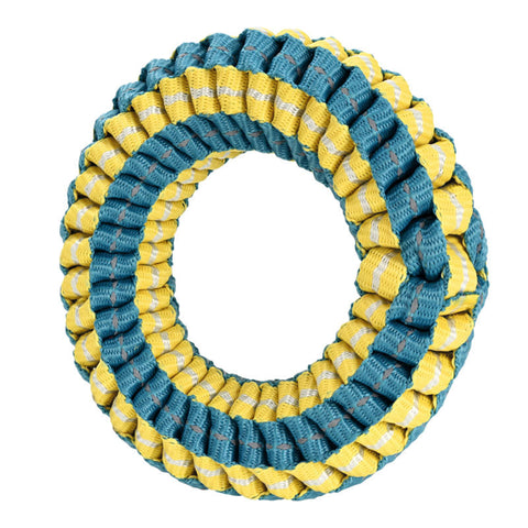 Reflective toy rope ring